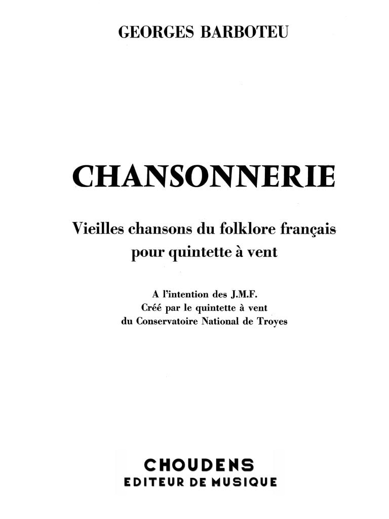 Chansonnerie